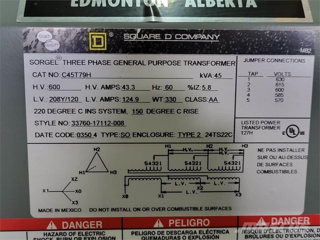  SQUARE D C45T79H Muu