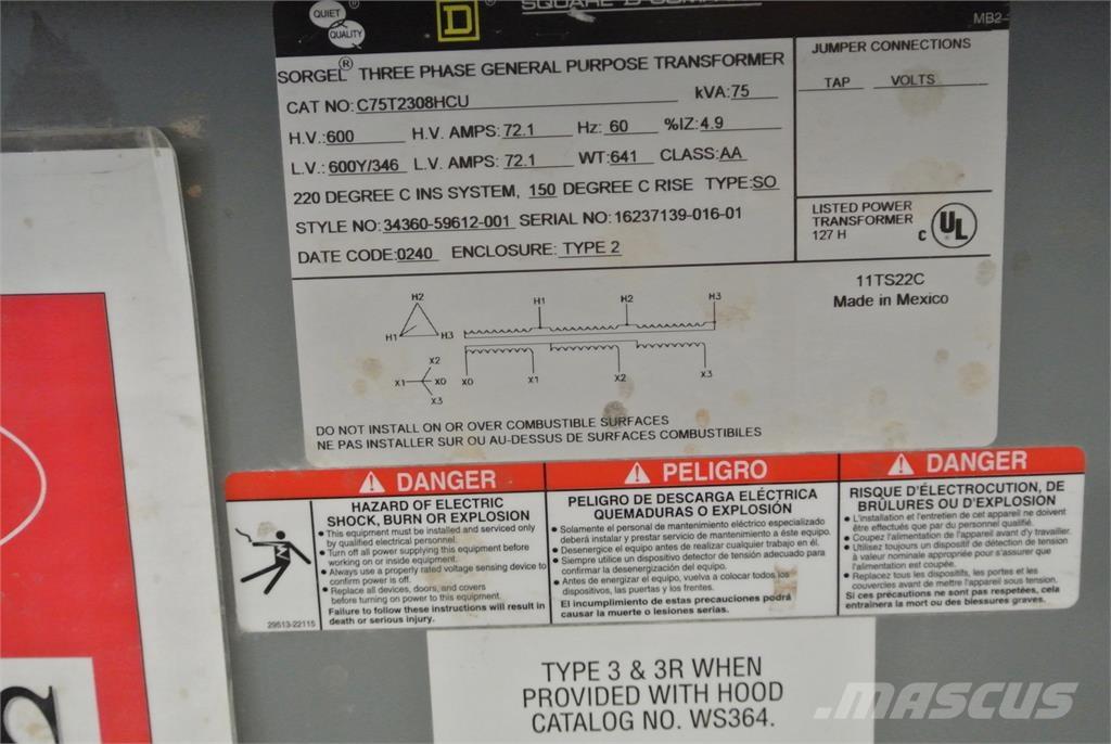  SQUARE D C75T2308HCU Muu