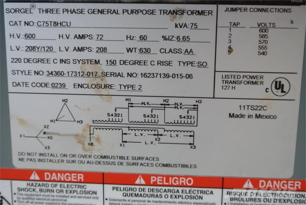  SQUARE D C75T8HCU Muu