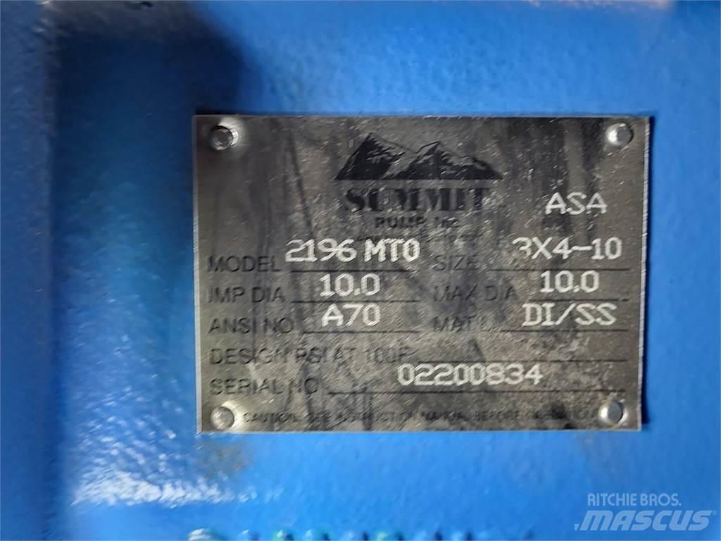 SUMMIT PUMP 2196MTO Puurimisseadmete tarvikud ja varuosad