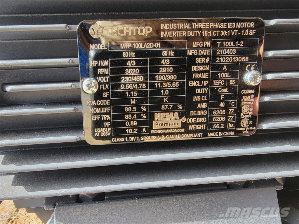  TECHTOP MTP100LA2D-01 Tööstusmootorid