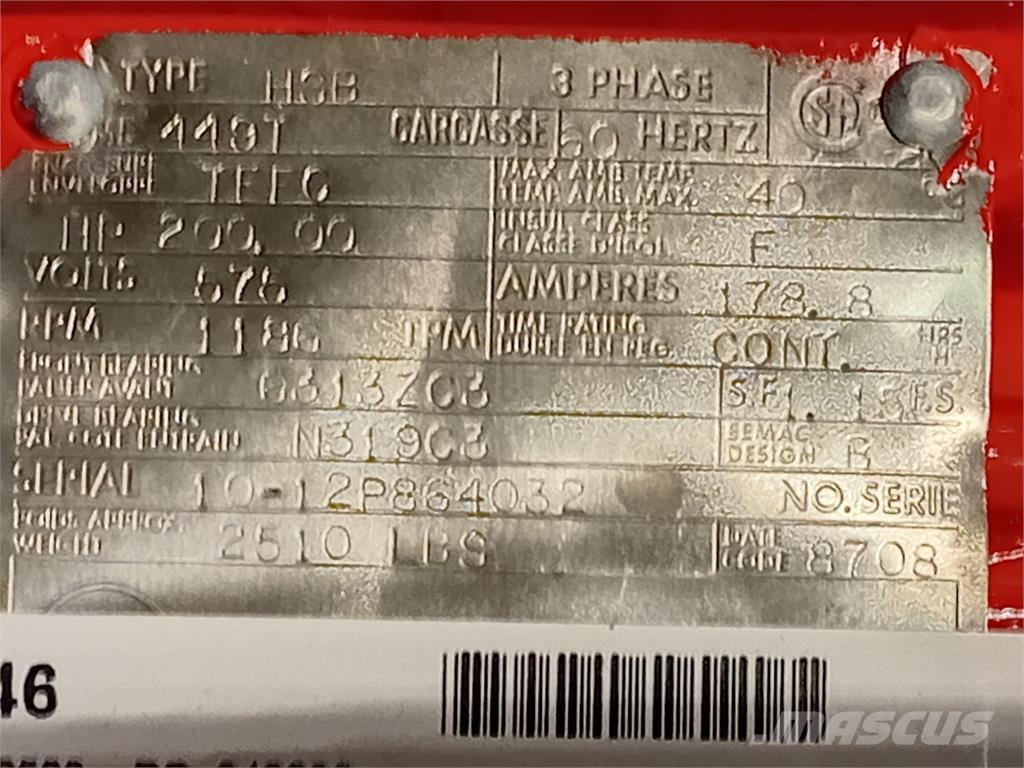  TECO-WESTINGHOUSE Tööstusmootorid