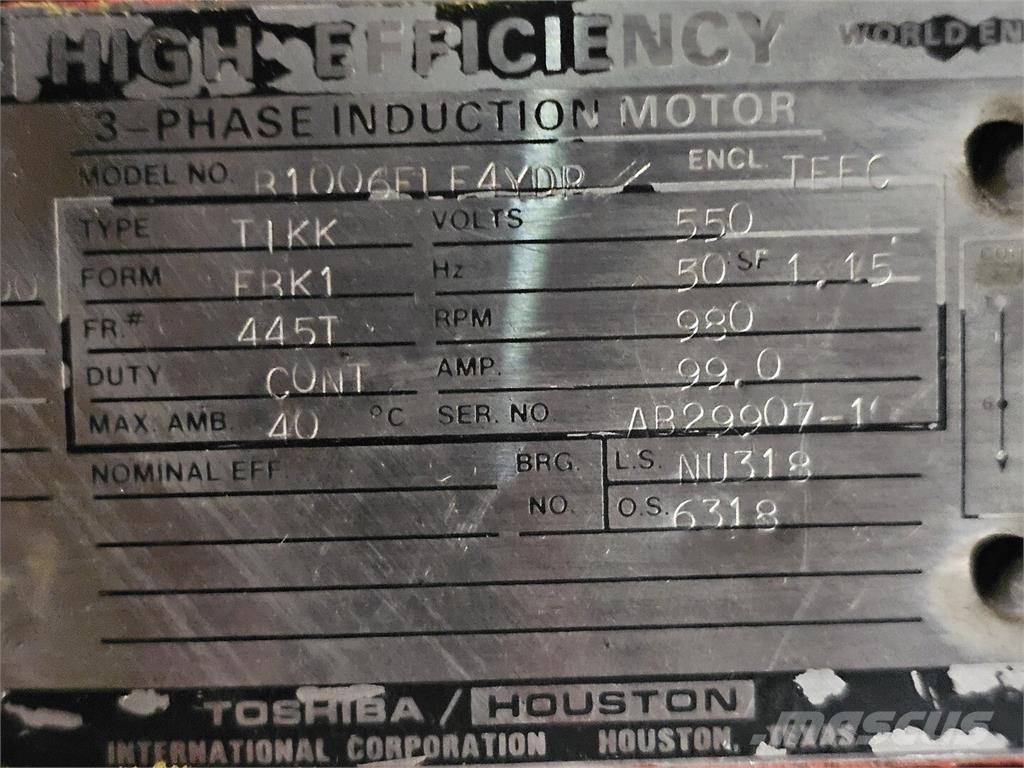  TOSHIBA B1006FLF4YDP Tööstusmootorid