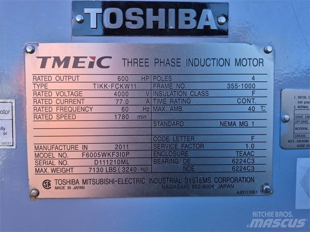  TOSHIBA F6005WKF3I0P Tööstusmootorid
