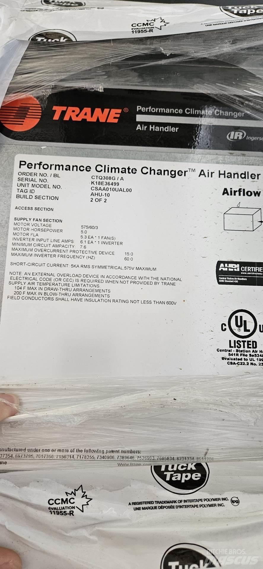 Trane CSAA010UAL00 Kütte- ja sulatusseadmed