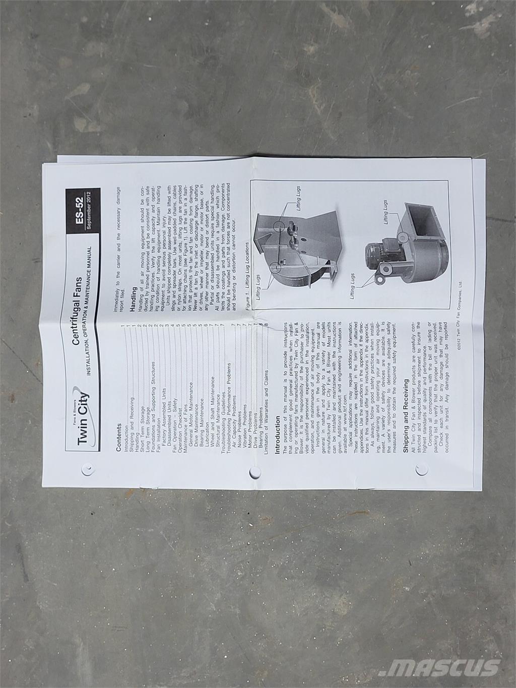  TWIN CITY FAN RBO-SW Muud osad