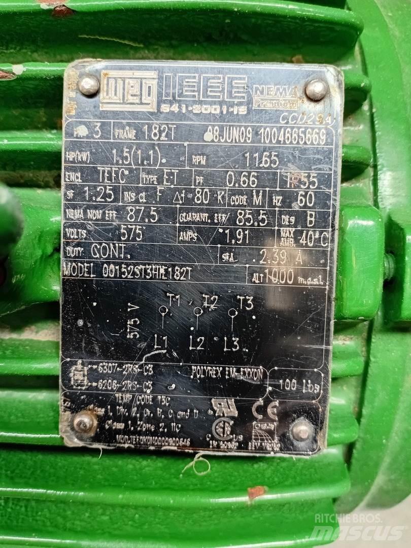  WEG 00152ST3HIE182T Tööstusmootorid