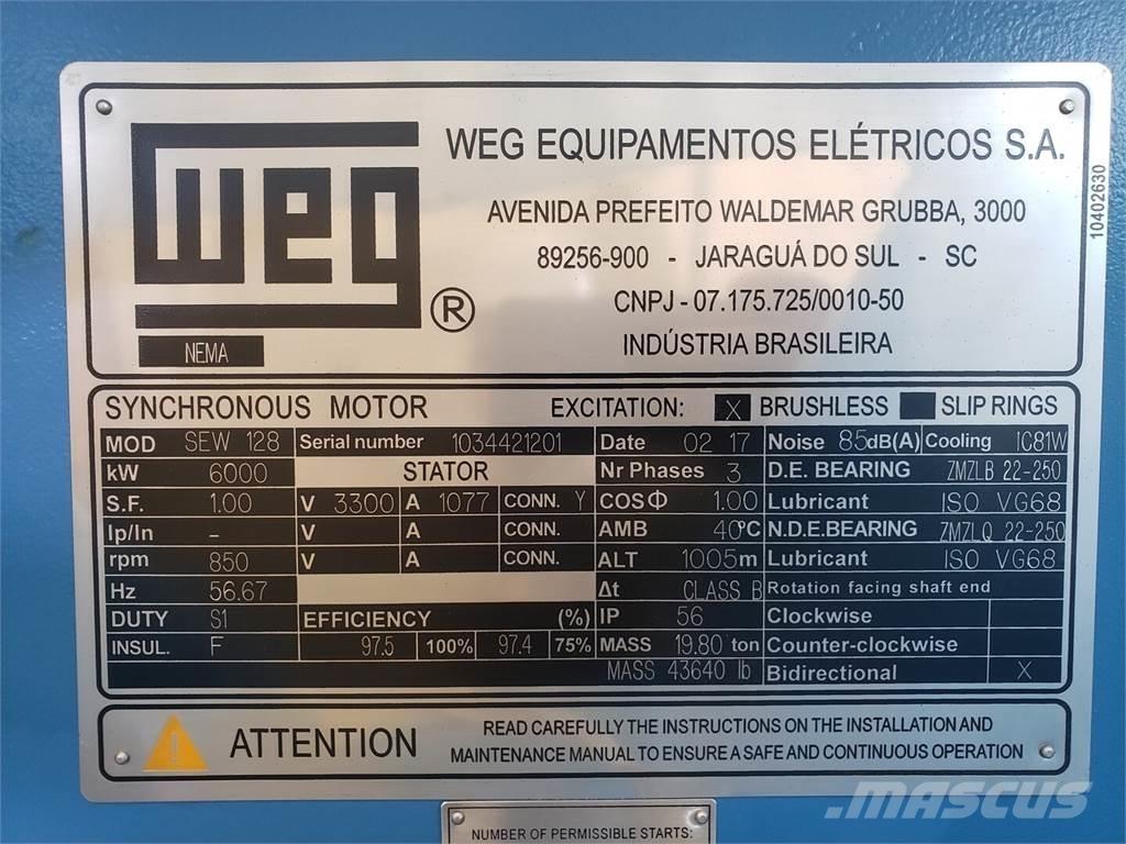  WEG SEW 128 Tööstusmootorid