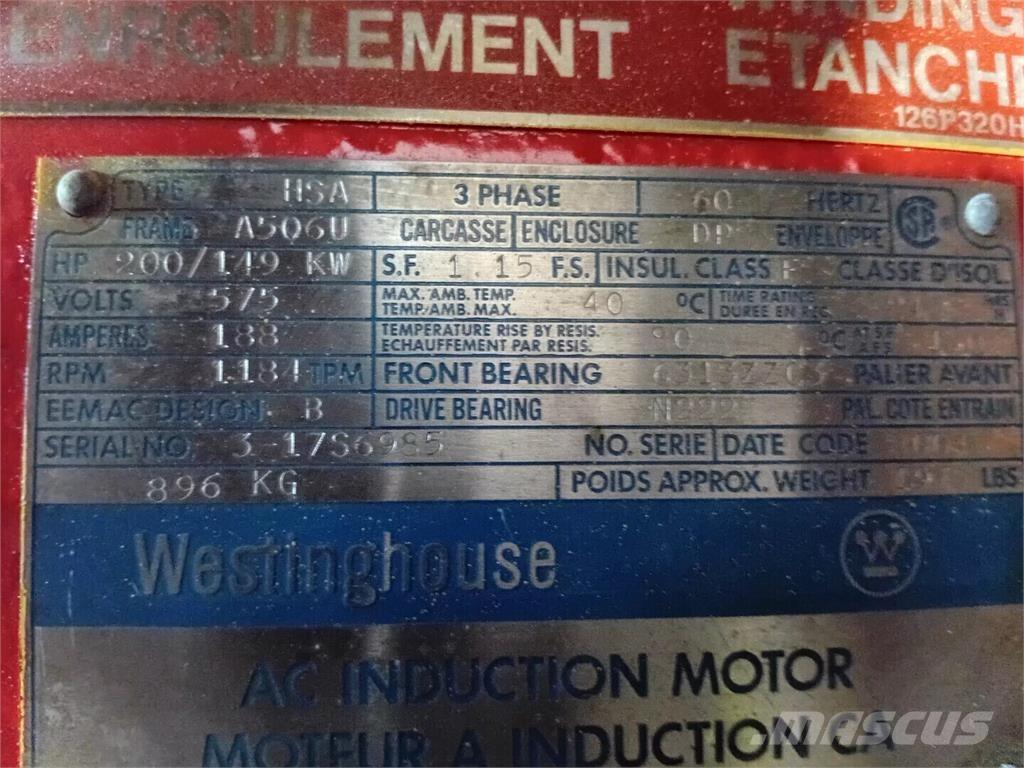 Westinghouse HSA Tööstusmootorid