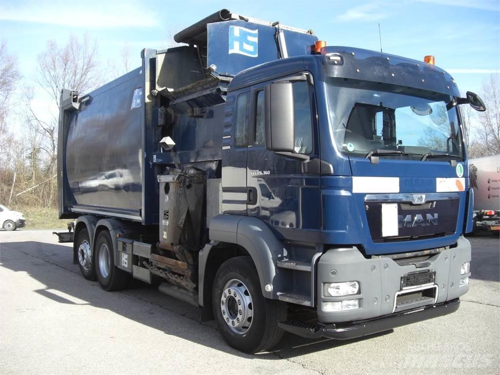 MAN 26360FNLL / RECHTSGEST. Prügiautod