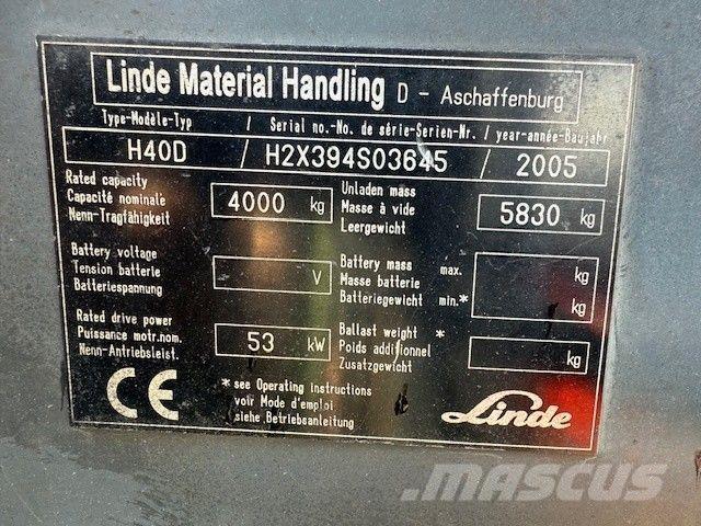 Linde H 40 D Diiseltõstukid