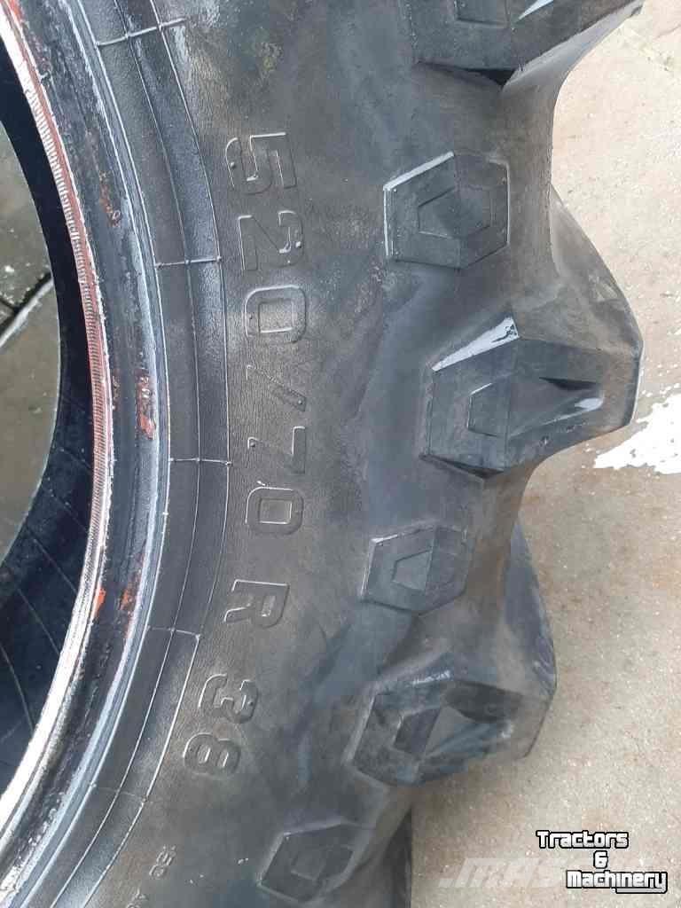 Pirelli 520/70xR38 Rehvid, rattad ja veljed