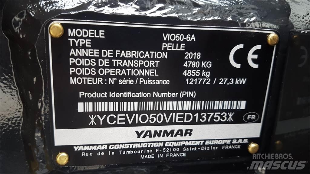 Yanmar ViO50-6 Miniekskavaatorid < 7 t