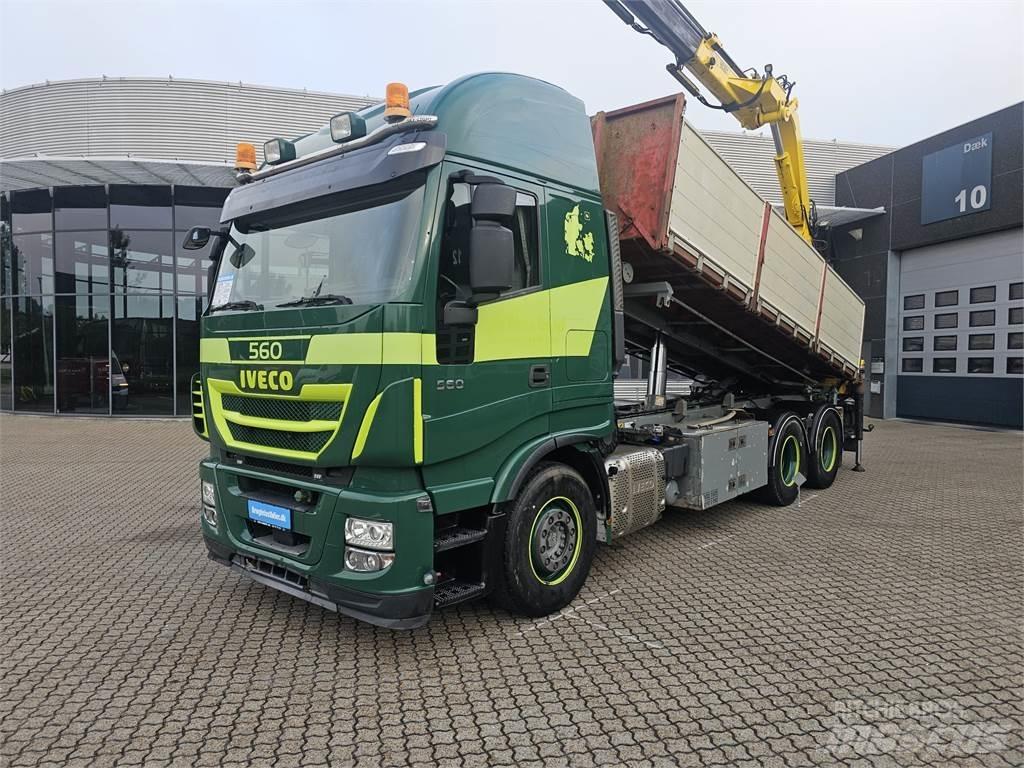 Iveco Stralis 560 6x4 Trossüsteemiga vahetuskere veokid