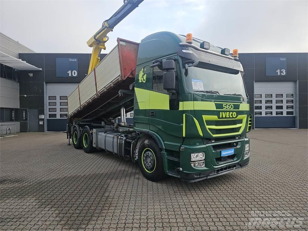 Iveco Stralis 560 6x4 Trossüsteemiga vahetuskere veokid