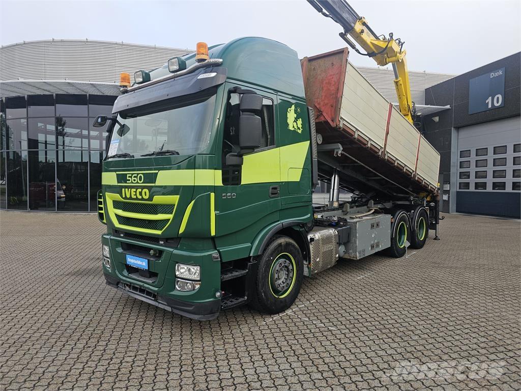 Iveco Stralis 560 6x4 Trossüsteemiga vahetuskere veokid