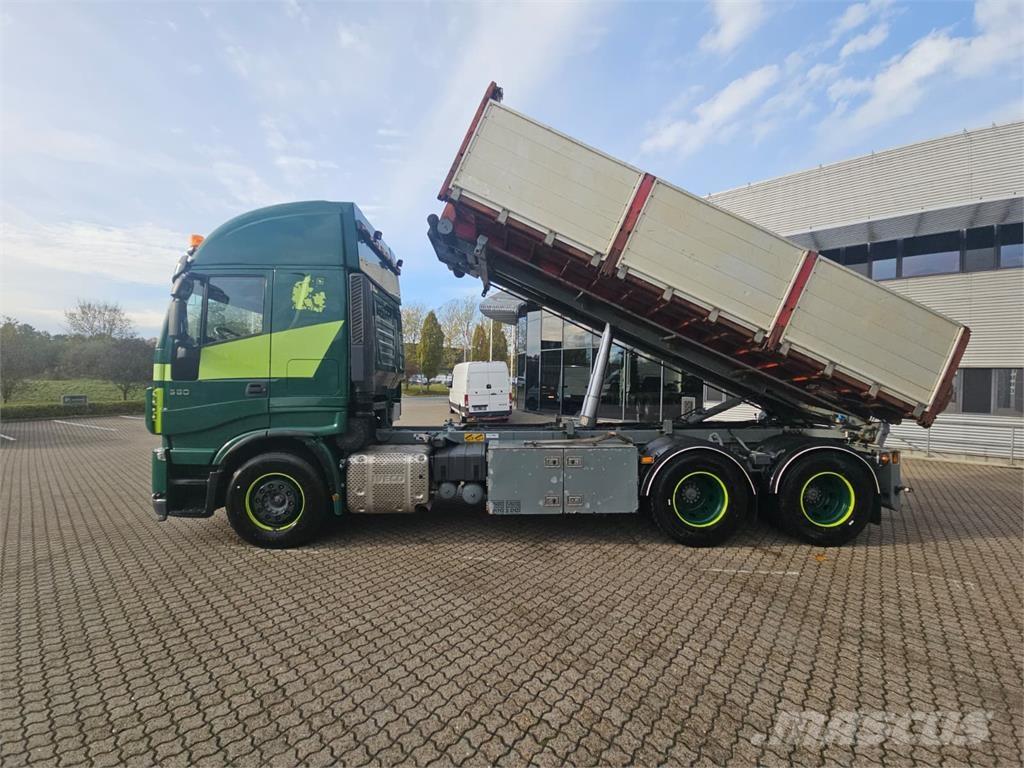 Iveco Stralis 560 6x4 Trossüsteemiga vahetuskere veokid
