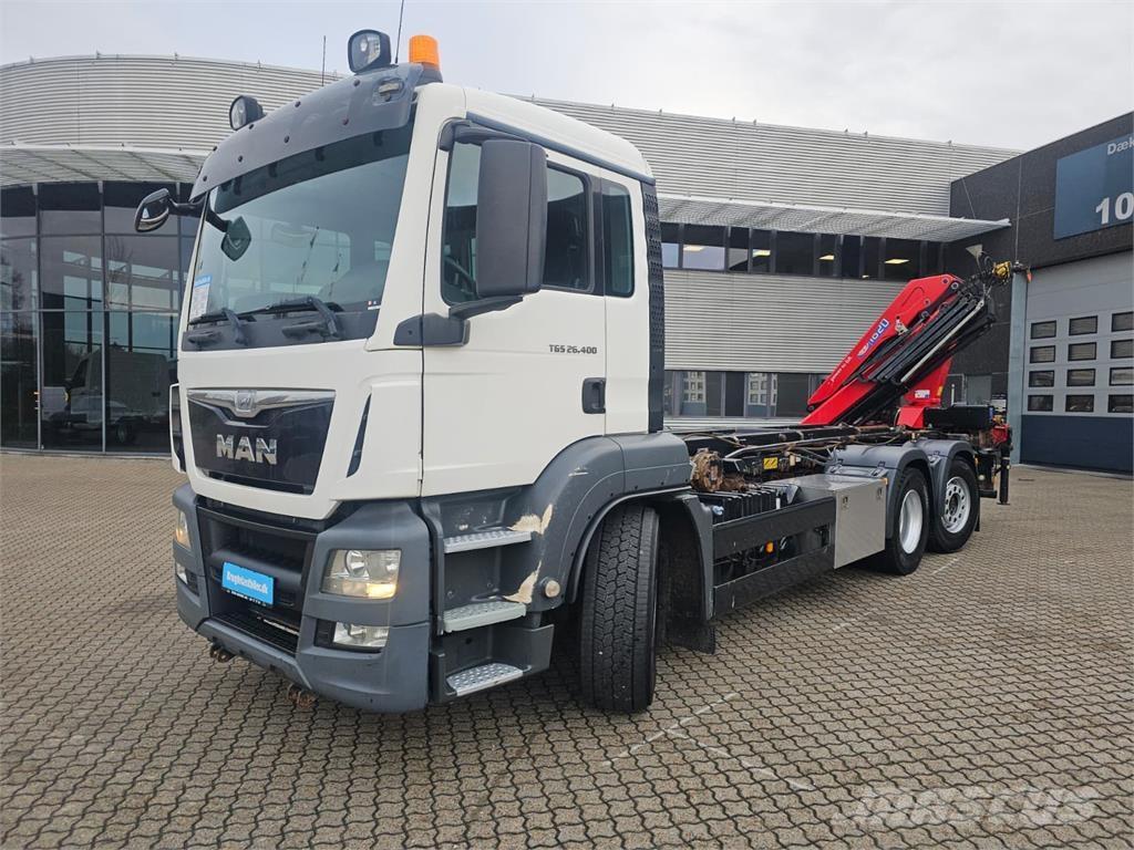 MAN TGS 26.400 6X2-4 Trossüsteemiga vahetuskere veokid