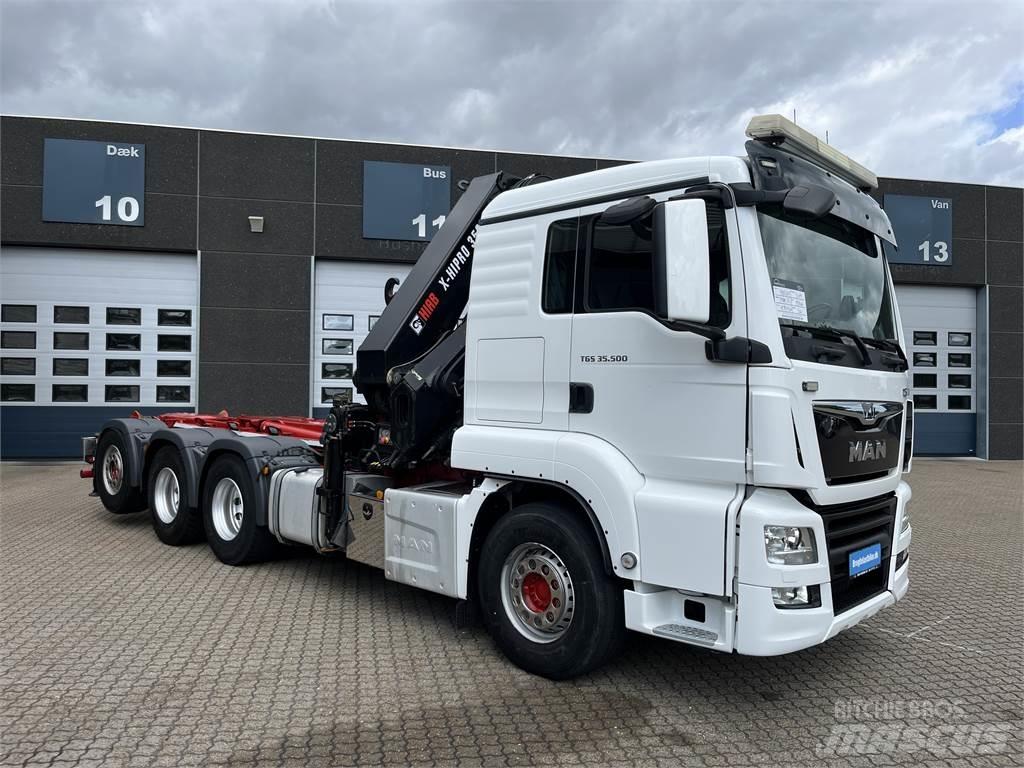 MAN TGS 35.500 8x4 Trossüsteemiga vahetuskere veokid