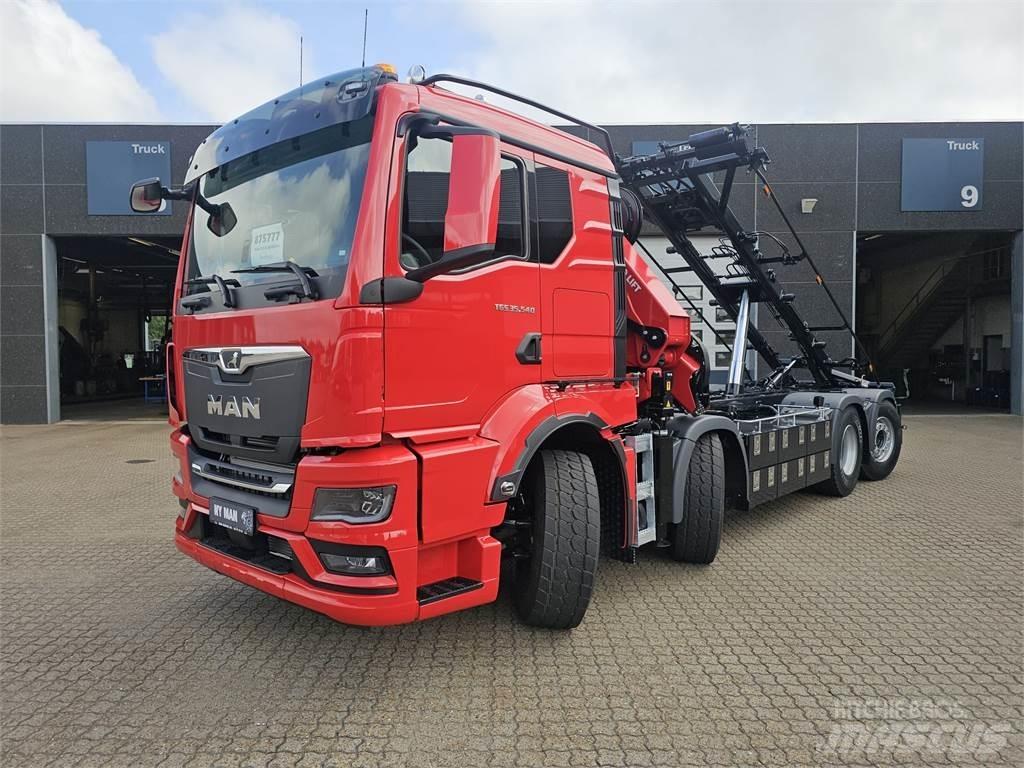 MAN TGS 35.540 8X2H-6 Trossüsteemiga vahetuskere veokid