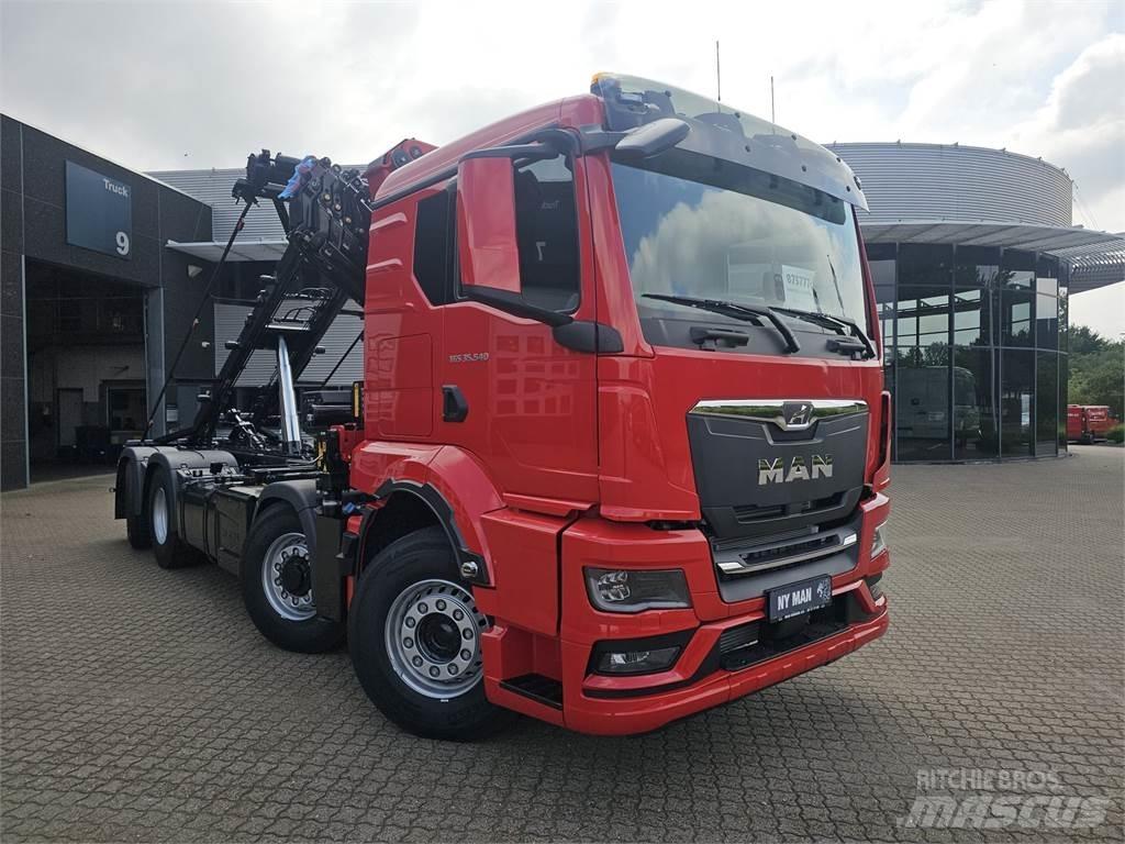 MAN TGS 35.540 8X2H-6 Trossüsteemiga vahetuskere veokid