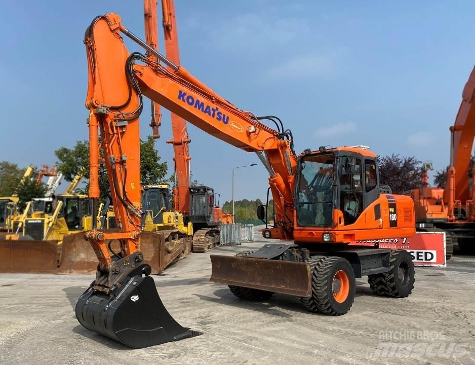 Komatsu PW180-7EO Ratasekskavaatorid