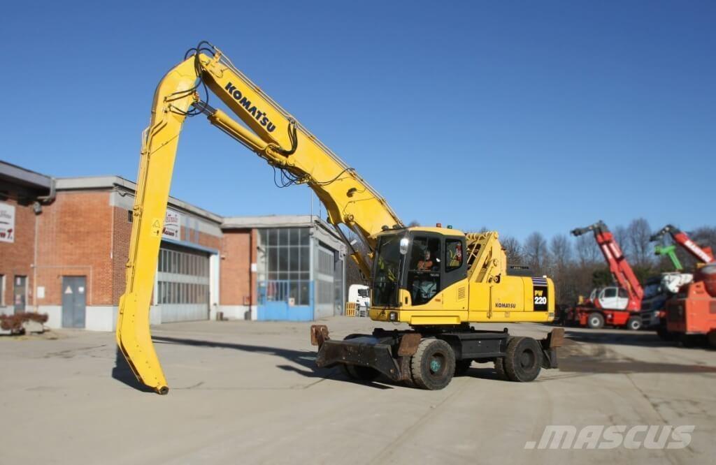 Komatsu PW220-MH Ratasekskavaatorid