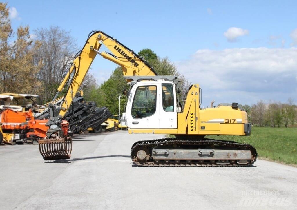 Liebherr R317 Litronic Ratasekskavaatorid