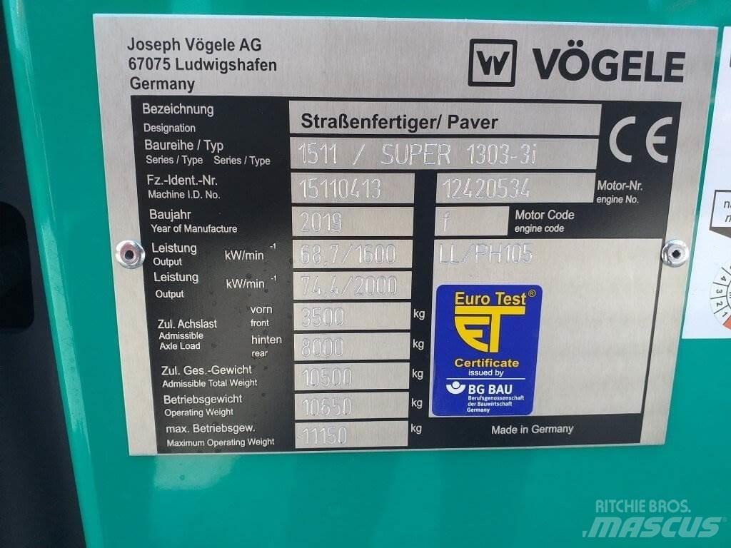 Vögele Super 1303-3i Asfaldilaoturid