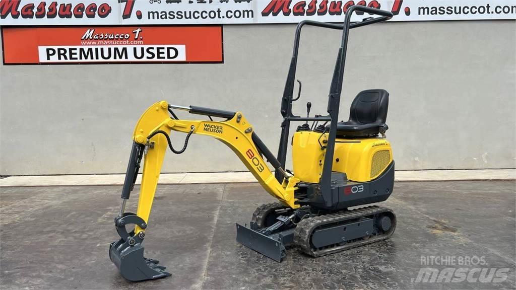 Wacker Neuson 803 Miniekskavaatorid < 7 t