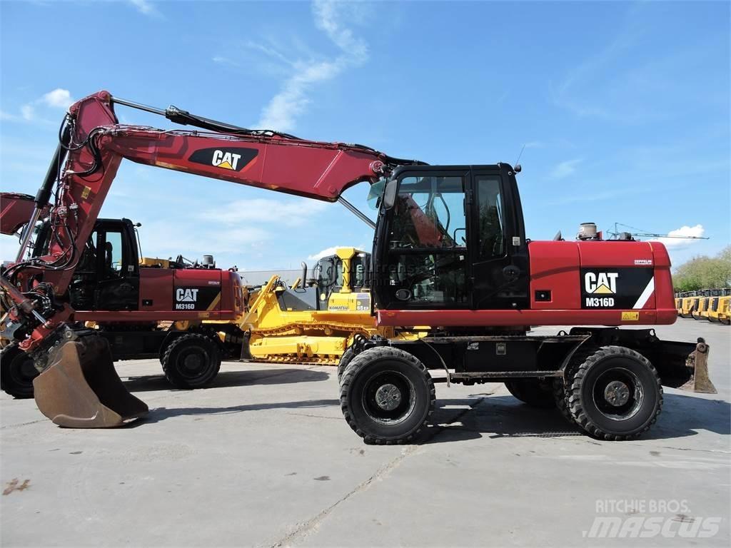 CAT M316D Ratasekskavaatorid