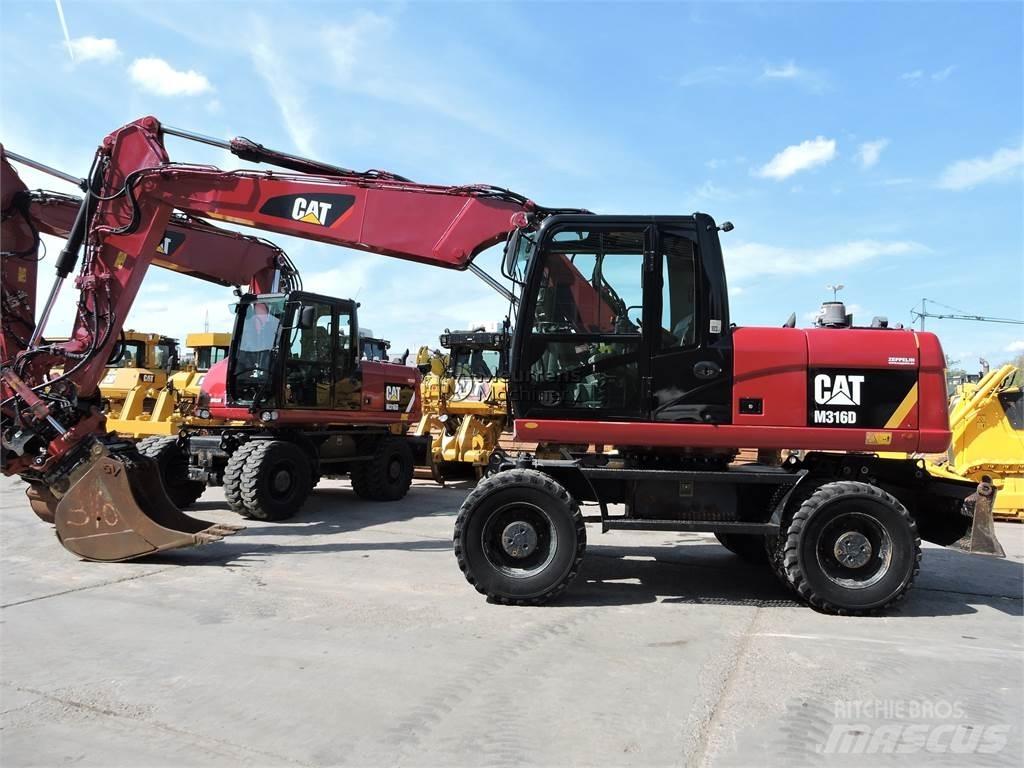 CAT M316D Ratasekskavaatorid