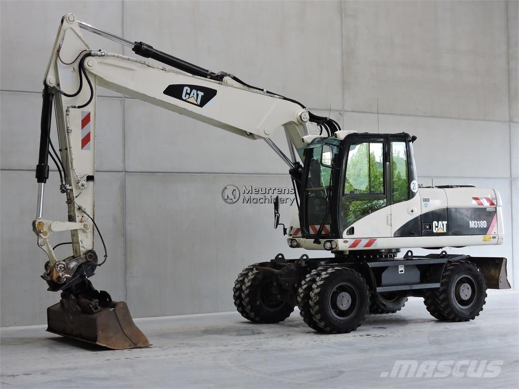 CAT M318D Ratasekskavaatorid