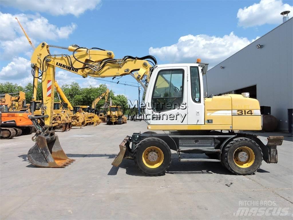 Liebherr A314 Ratasekskavaatorid