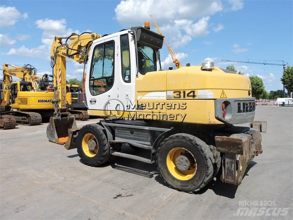 Liebherr A314 Ratasekskavaatorid