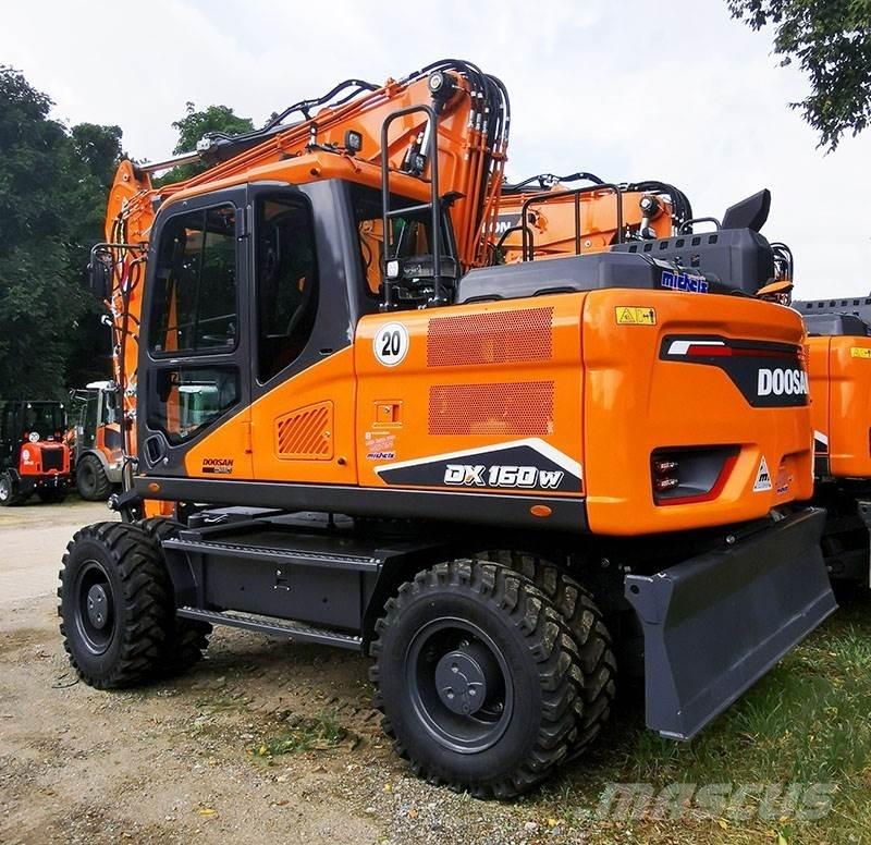 Doosan DX 160 W-7 Ratasekskavaatorid