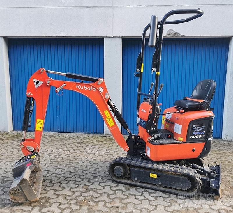 Kubota K 008-5 VHG Miniekskavaatorid < 7 t