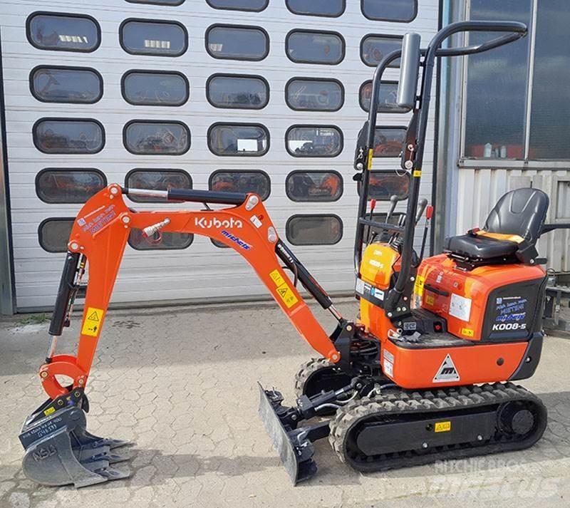 Kubota K 008-5 VHG Miniekskavaatorid < 7 t