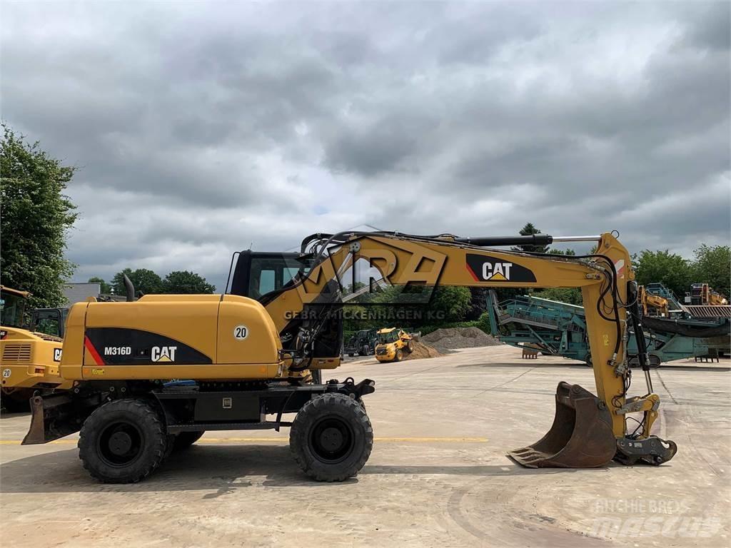 CAT M 316D Ratasekskavaatorid
