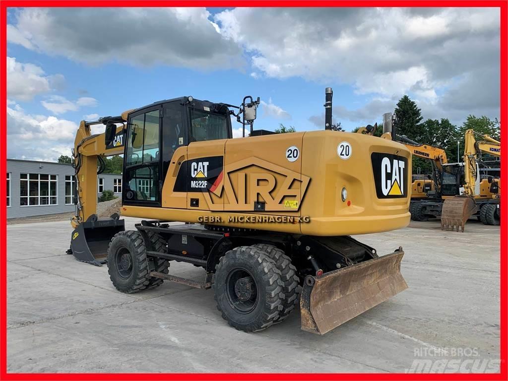 CAT M322 F Ratasekskavaatorid