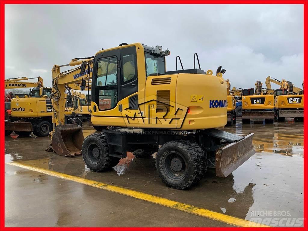 Komatsu PW148-10 Ratasekskavaatorid