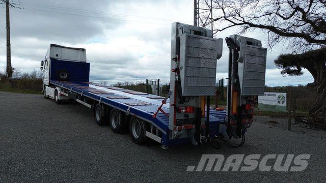  GVN 3 AXLE FLATBED Raskeveo poolhaagised