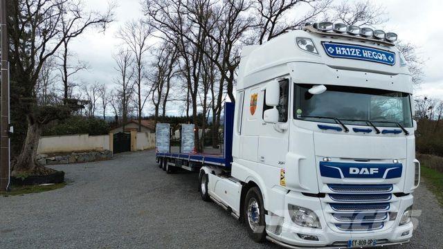  GVN 3 AXLE FLATBED Raskeveo poolhaagised