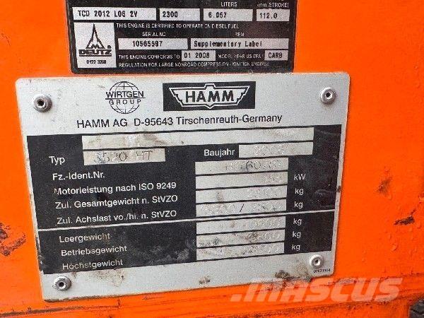 Hamm 3520 HAT Ühe trumliga rullid