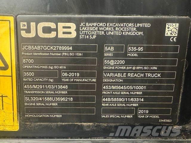 JCB 535-95 Teleskooplaadurid