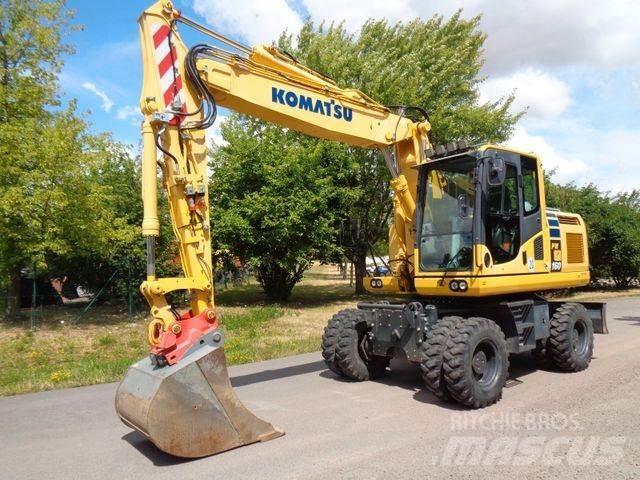 Komatsu PW 160-10 Ratasekskavaatorid