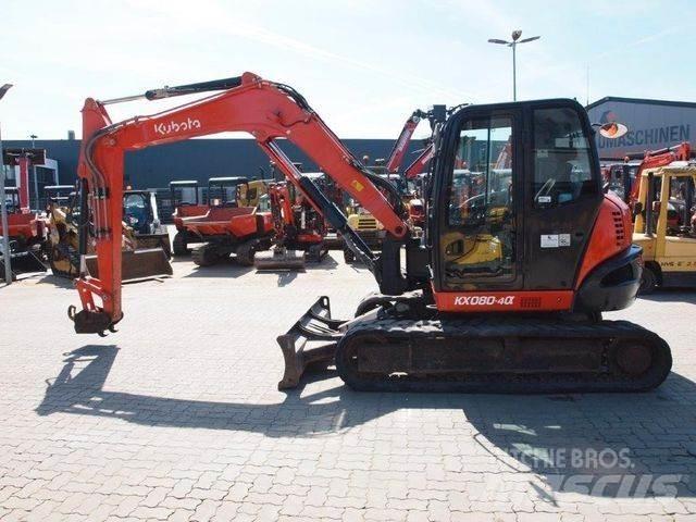 Kubota KX080-4a Miniekskavaatorid < 7 t