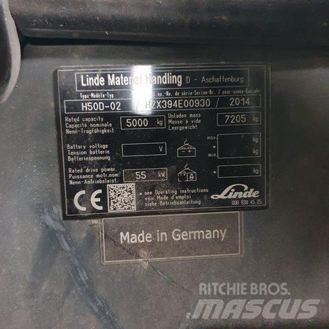 Linde H50D-02 Diiseltõstukid