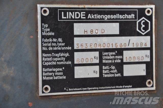 Linde H60D / Duplex Diiseltõstukid