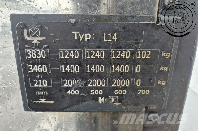 Linde L14i Kõrged komplekteerimistõstukid